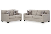 Mahoney Pebble Sofa and Loveseat -  Ashley - Luna Furniture
