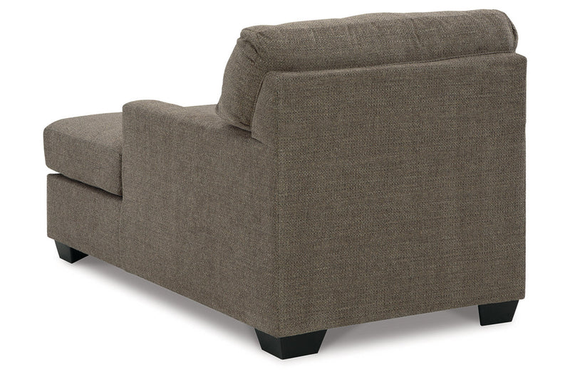 Mahoney Chocolate Sofa and Chaise -  Ashley - Luna Furniture
