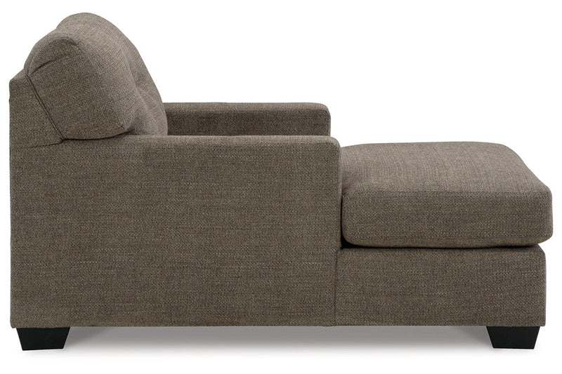 Mahoney Chocolate Sofa and Chaise -  Ashley - Luna Furniture