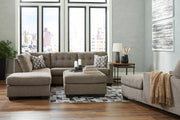 Mahoney Chocolate 2-Piece LAF Chaise Sectional -  Ashley - Luna Furniture