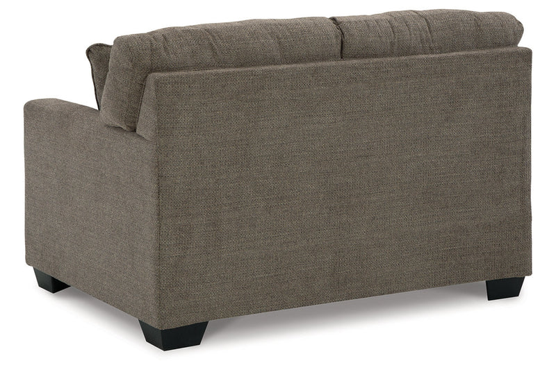 Mahoney Chocolate Sofa and Loveseat -  Ashley - Luna Furniture