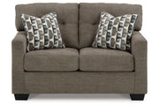 Mahoney Chocolate Sofa and Loveseat -  Ashley - Luna Furniture