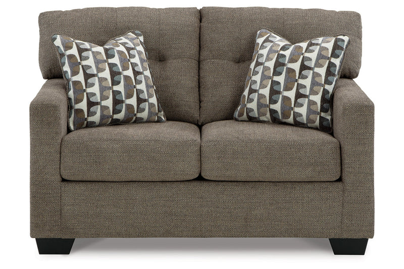 Mahoney Chocolate Sofa and Loveseat -  Ashley - Luna Furniture