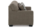 Mahoney Chocolate Sofa and Loveseat -  Ashley - Luna Furniture