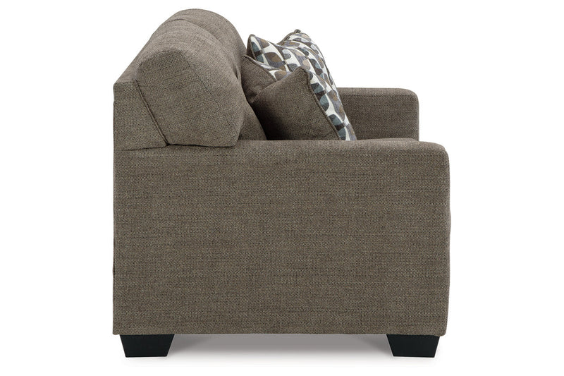 Mahoney Chocolate Sofa and Loveseat -  Ashley - Luna Furniture