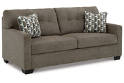 Mahoney Chocolate Sofa and Chaise -  Ashley - Luna Furniture