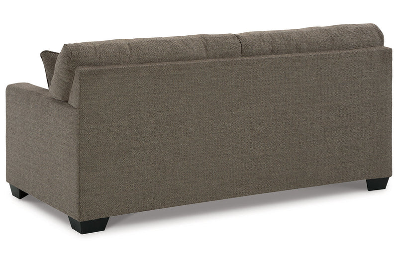 Mahoney Chocolate Sofa and Loveseat -  Ashley - Luna Furniture