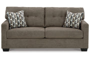 Mahoney Chocolate Sofa and Chaise -  Ashley - Luna Furniture