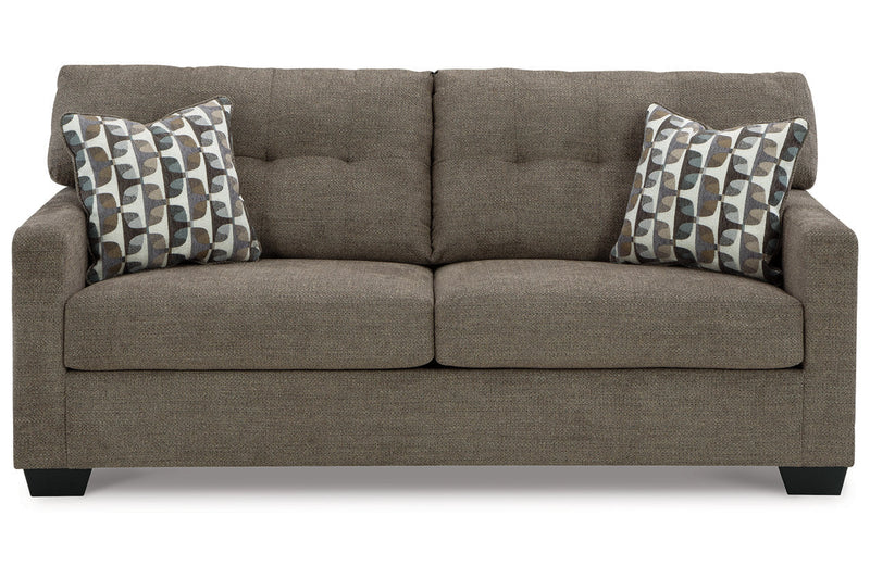 Mahoney Chocolate Sofa and Chaise -  Ashley - Luna Furniture