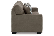 Mahoney Chocolate Sofa and Chaise -  Ashley - Luna Furniture