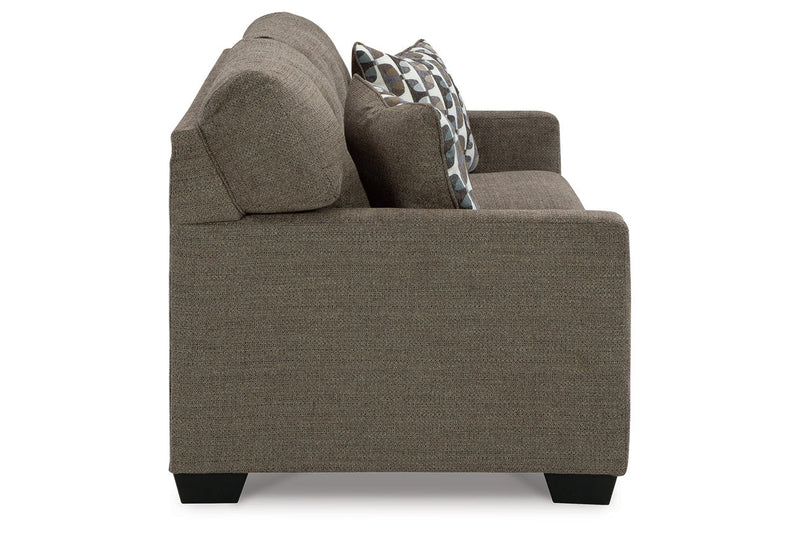 Mahoney Chocolate Sofa and Chaise -  Ashley - Luna Furniture