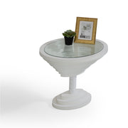 317 White End Table [ETA: 3/15] - Gate FurnitureEnd Table