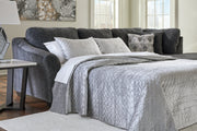 Biddeford Shadow 2-Piece Sleeper Sectional with Chaise -  Ashley - Luna Furniture