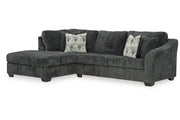 Biddeford Shadow 2-Piece Sleeper Sectional with Chaise -  Ashley - Luna Furniture