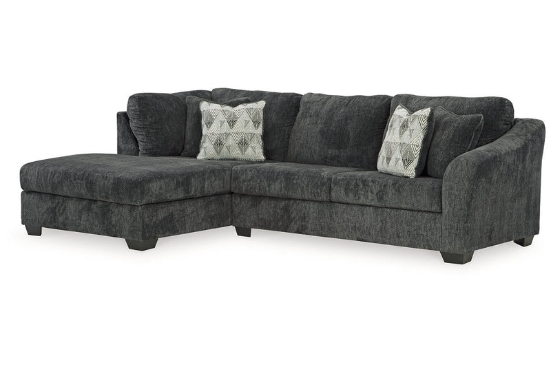 Biddeford Shadow 2-Piece Sleeper Sectional with Chaise -  Ashley - Luna Furniture