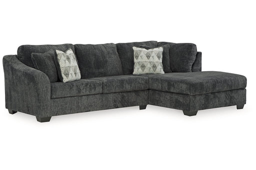 Biddeford Shadow 2-Piece Sleeper Sectional with Chaise -  Ashley - Luna Furniture