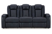 Fyne-Dyme Sapphire Power Reclining Sofa, Loveseat and Recliner -  Ashley - Luna Furniture