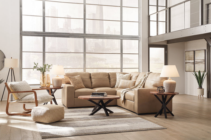 Bandon Toffee 2-Piece Sectional -  Ashley - Luna Furniture
