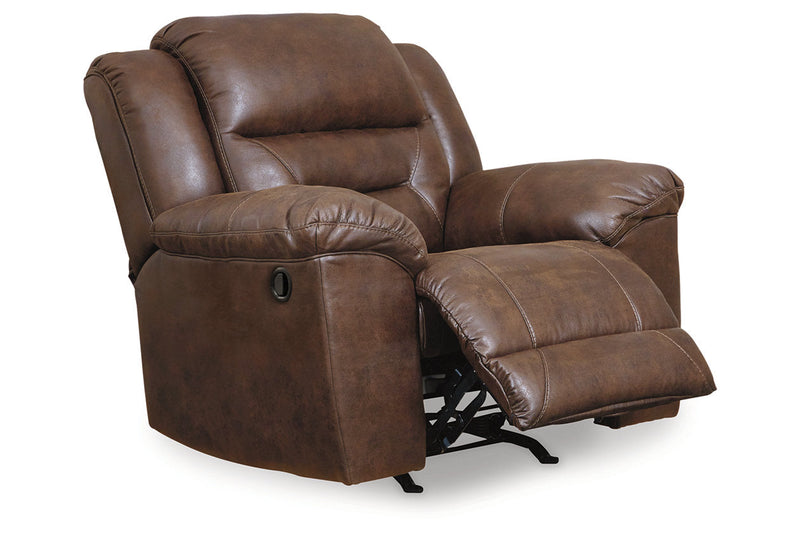 Stoneland Chocolate Power Reclining Sofa, Loveseat and Recliner -  Ashley - Luna Furniture