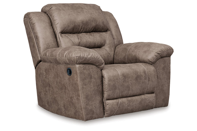 Stoneland Fossil Reclining Sofa, Loveseat and Recliner -  Ashley - Luna Furniture