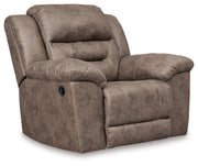 Stoneland Reclining Sofa, Loveseat and Recliner in Fossil from Ashley - Luna Furniture