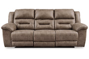 Stoneland Fossil Power Reclining Sofa, Loveseat and Recliner -  Ashley - Luna Furniture