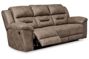Stoneland Fossil Reclining Sofa and Loveseat -  Ashley - Luna Furniture