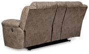 Stoneland Power Reclining Sofa, Loveseat and Recliner in Fossil from Ashley - Luna Furniture