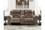 Stoneland Fossil Power Reclining Sofa, Loveseat and Recliner -  Ashley - Luna Furniture