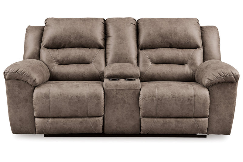 Stoneland Fossil Power Reclining Sofa, Loveseat and Recliner -  Ashley - Luna Furniture