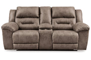 Stoneland Fossil Reclining Sofa and Power Reclining Loveseat -  Ashley - Luna Furniture