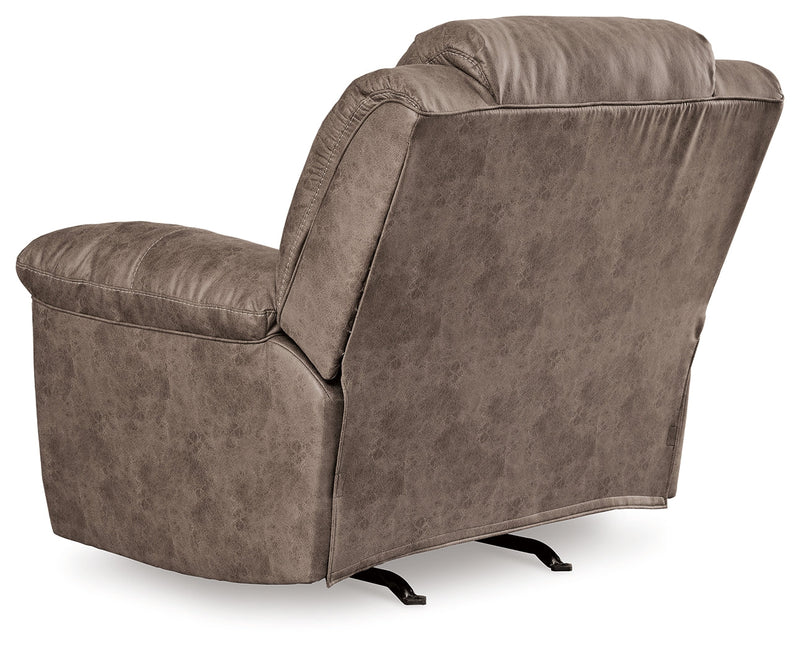 Stoneland Power Reclining Sofa, Loveseat and Recliner in Fossil from Ashley - Luna Furniture