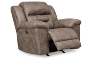 Stoneland Fossil Power Reclining Sofa, Loveseat and Recliner -  Ashley - Luna Furniture