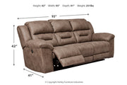 Stoneland Fossil Power Reclining Sofa, Loveseat and Recliner -  Ashley - Luna Furniture