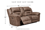 Stoneland Fossil Power Reclining Sofa, Loveseat and Recliner -  Ashley - Luna Furniture