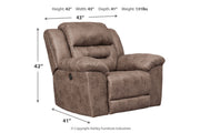 Stoneland Fossil Power Reclining Sofa, Loveseat and Recliner -  Ashley - Luna Furniture