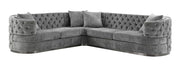 3PC Grey Sectional - L322-Grey-3PC