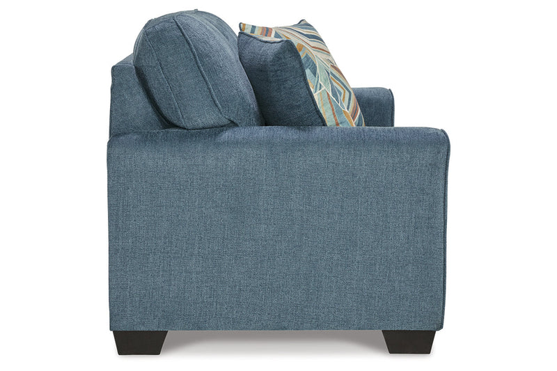 Cashton Blue Sofa and Loveseat -  Ashley - Luna Furniture