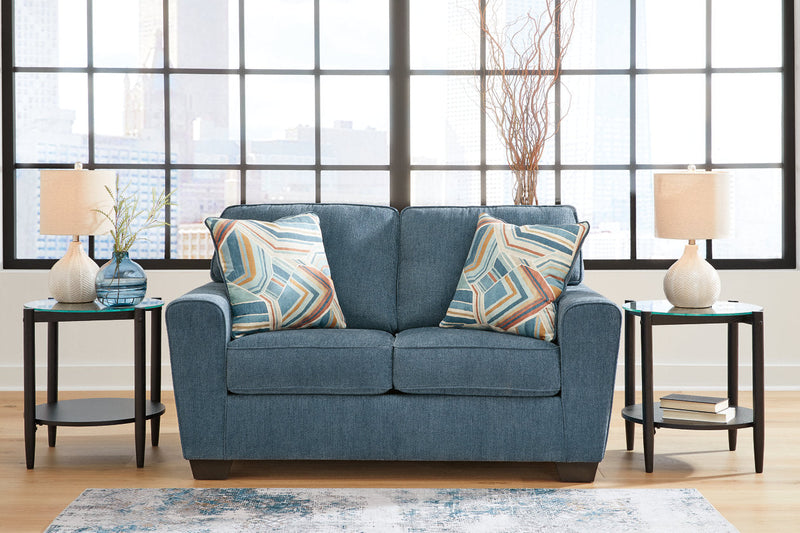 Cashton Blue Sofa and Loveseat -  Ashley - Luna Furniture