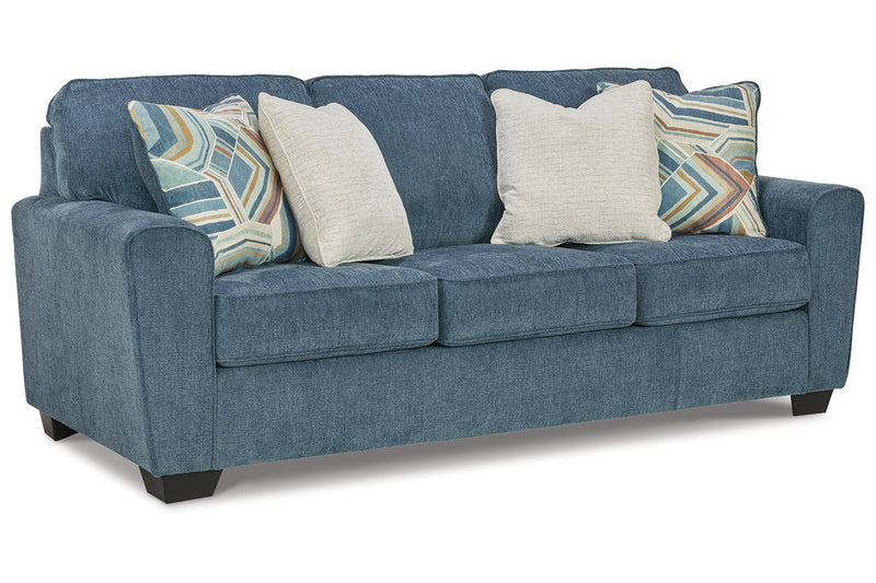 Cashton Blue Sofa and Loveseat -  Ashley - Luna Furniture