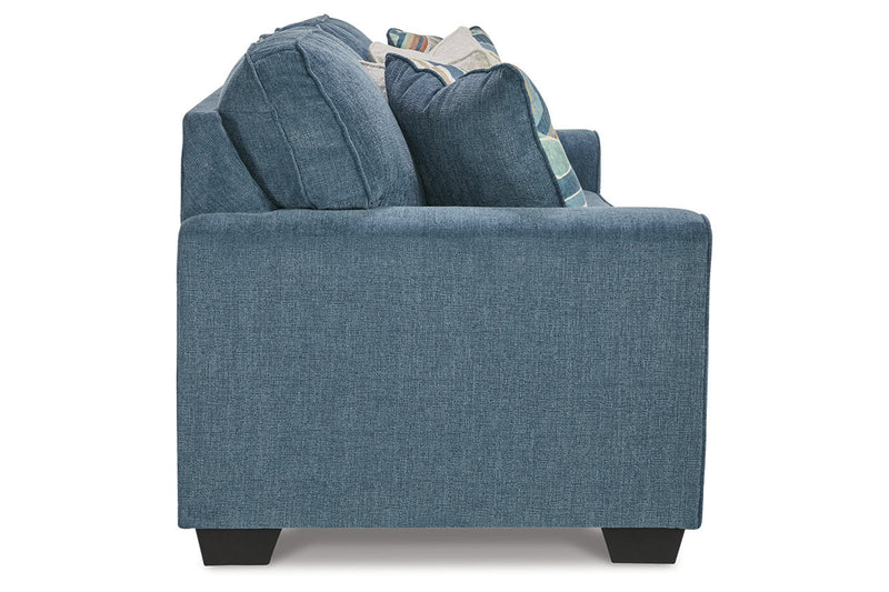 Cashton Blue Sofa and Loveseat -  Ashley - Luna Furniture