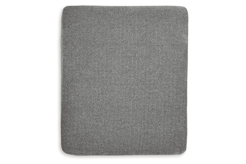 Hazela Charcoal Chair and Ottoman -  Ashley - Luna Furniture