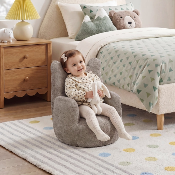 4212BRW-1MN Mini Kid's Chair - 4212BRW-1MN