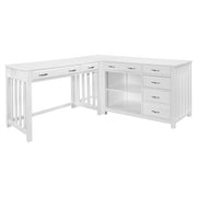 4522WH*3 3pc Corner Desk (Desk+Corner+Credenza) - 4522WH*3