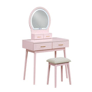 4565PK Dressing Table with Mirror - 4565PK