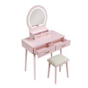 4565PK Dressing Table with Mirror - 4565PK