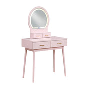 4565PK Dressing Table with Mirror - 4565PK