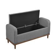 4590GY Lift Top Storage Bench - 4590GY