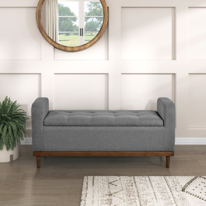 4590GY Lift Top Storage Bench - 4590GY
