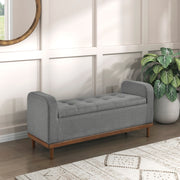 4590GY Lift Top Storage Bench - 4590GY